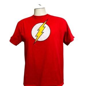 D C Comics Comaco The Flash Red Unisex T Shirt Size Large